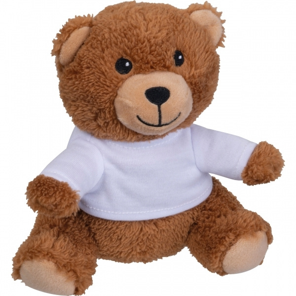 Logo trade promotional items image of: Plush teddy bear HELSINKI